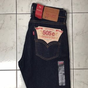 NWT Levi’s 505c size 27x32- rare dark wash!